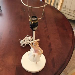 Ballerina lamp with no shade